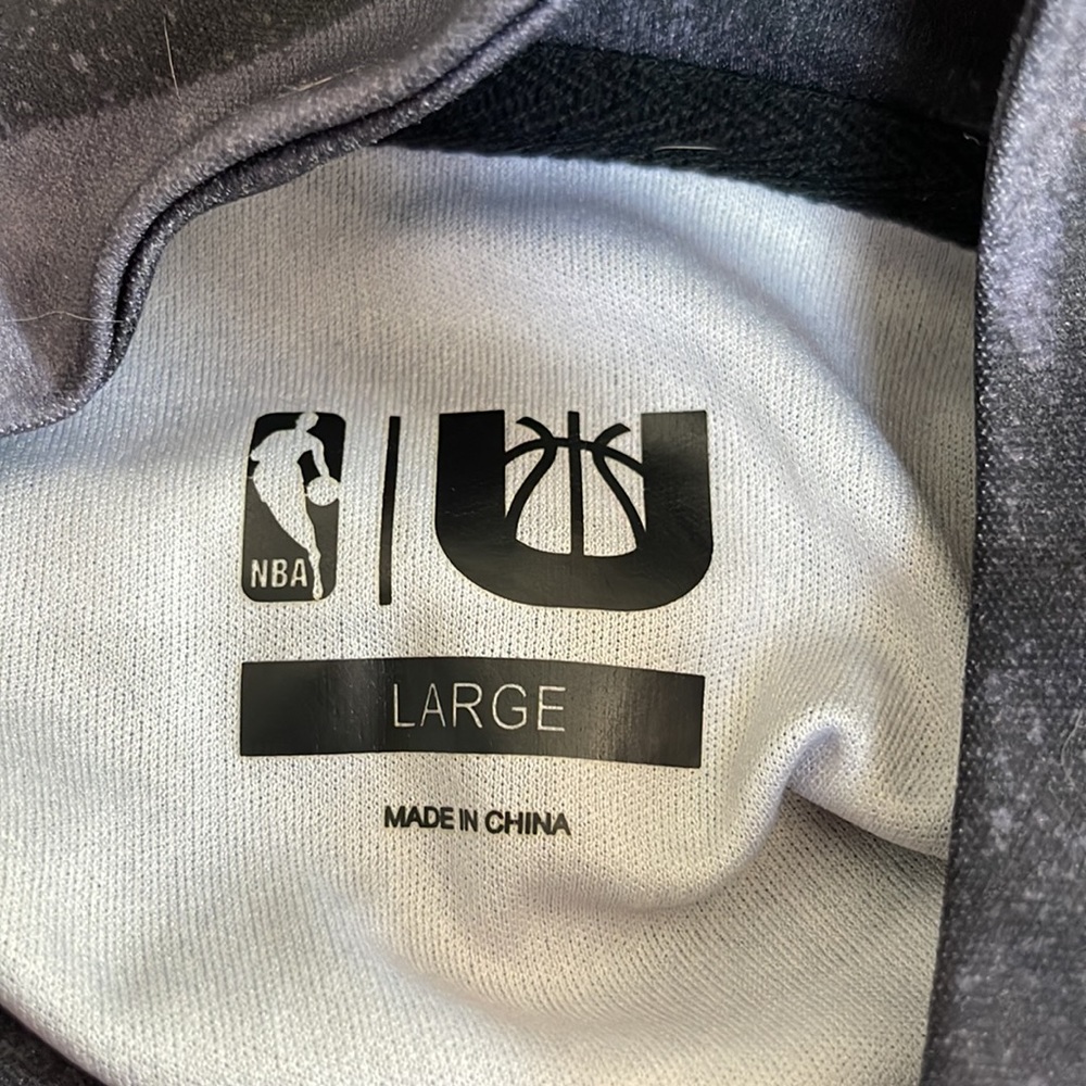NBA Boston Celtics Black And Gray 3/4 Zip Long Sleeve Top Size Large - Picture 5 of 6